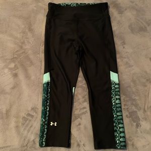NWOT Under Armour Heat Gear Capri Leggings